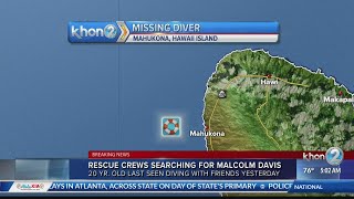 Search continues this morning for missing free diver off Mahukona [upl. by Eilyr]