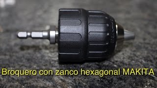 BROQUERO CON ZANCO HEXAGONAL MAKITA [upl. by Carlina866]