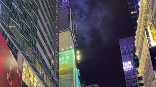 NYC Ball Drop 2020  New Year’s Eve [upl. by Ellerehc]