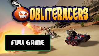 Obliteracers Full Game  No Commentary PS4 [upl. by Htiekal]