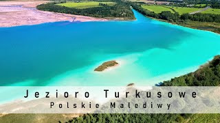 Polskie Malediwy  Jezioro Turkusowe koło Konina  4K best drone cinematic movie [upl. by Zemaj]