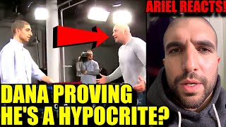 Old Footages Emerges of Dana White arguing with Ariel Helwani on P4P RankingChael on Conor McGregor [upl. by Granthem]