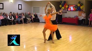 Rumba Dance Performance at Ultimate Ballroom Dance Studio in Memphis [upl. by Haidej]