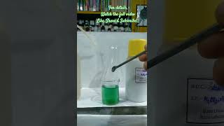 Making solution of chromium Sulphate shorts subscribe [upl. by Ullyot372]