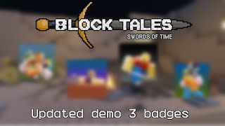 Block tales — updated demo 3 badges new icons [upl. by Hatti646]