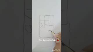 cute chocolate drawing shorts [upl. by Ynattirb]