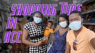 GHANA VLOG Family Shopping in Accra  Travel With The Kinng [upl. by Spillihp]