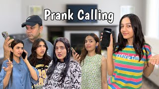 Fake calls Prank with my Family  Pakri gai  Sistrology  Rabia Faisal [upl. by Procora]