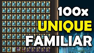 100x Unique Familiar Reveal  Maplestory  GMS [upl. by Krys]