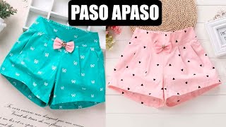 DIY Como hacer short para niña [upl. by Mirabel144]