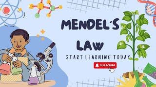 Mendels law For Beginners  Learn Mendels law in easy way [upl. by Jody]