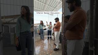 ✅Interior Design Discussion interiordesign interiors sitevisit family aureleointerior shorts [upl. by Akimad]