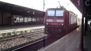 Eine Stunde Bahnhof Freiberg BR 143 140 294 612 VT301 [upl. by Aziaf]