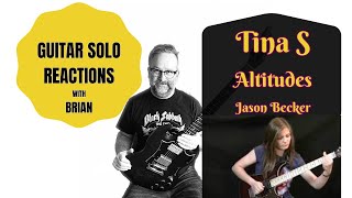 GUITAR SOLO REACTIONS  TINA S  Altitudes [upl. by Anesuza]