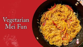 Vegetarian Singapore Noodles Mei Fun [upl. by Reiter]