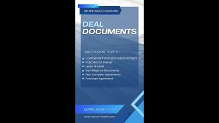 Deal Documents in a Business Sale [upl. by Nuahsed]