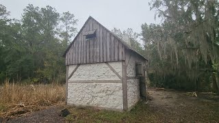 Relaxing raindrop sounds at Fort King George State Historic Site Darien Georgia [upl. by Tebor239]