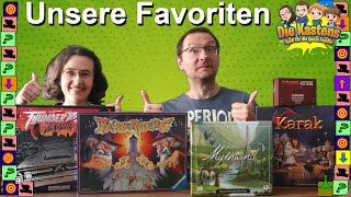 FamilienBrettspielabend 2024 Unsere 5 MustHave Spiele 🎲👨‍👩‍👦‍👦  Top 5 Brettspiele [upl. by Attelrahc469]