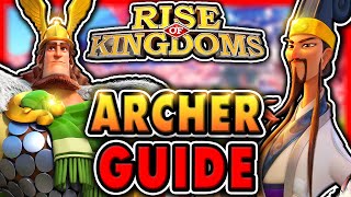 BEST Legendary ARCHER Investment Order for F2P Rise of Kingdoms Archer Guide 2024 [upl. by Eileen]