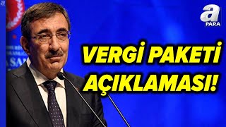 Cumhurbaşkanı Yardımcısı Cevdet Yılmazdan Vergi Paketi İddialarına Açıklama  A Para [upl. by Hungarian]