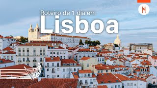 O que fazer em UM DIA em LISBOA [upl. by Ferreby]