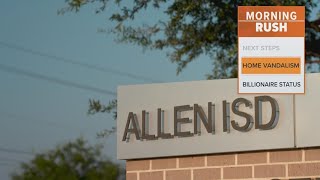 Two children including star QB pulled from Allen ISD after racist message written on their home [upl. by Cruz478]