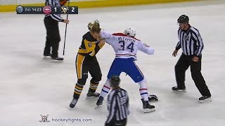 Michael McCarron vs Jamie Oleksiak Mar 21 2018 [upl. by Cthrine881]