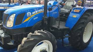 new holland 5510 excel series 4wd with foldable canopy 2 deseal tank 75 litre shuttle shift gear [upl. by Nnayllek964]