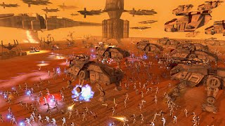 FullScale Clone Army INVASION of GEONOSIS  Men of War Star Wars Mod [upl. by Anali]