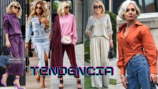 MODA TENDENCIA OTOÑO INVIERNO 2024 2025 OUTFIT BONITOS MODERNOS PARA MUJERES GUAPÍSIMAS [upl. by Herrah]