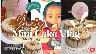 Biscoff Cake Mini Cake Vlog [upl. by Elatan]