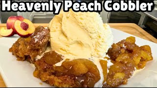 This Peach Cobbler Is Grandma Approved [upl. by Akerdna786]