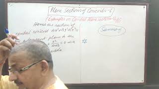 Plane Sections of Conicoids 6 Examples on Central Plane Sections 2 by Yogendra Bahadur Singh [upl. by Amluz]