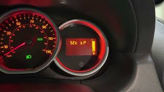 Dacia Duster TPMS Warning Light Reset Sandero and Stepway [upl. by Salis]