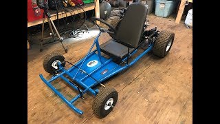 painting the two speed go kart [upl. by Oxford]