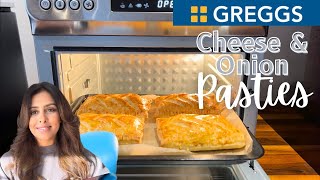 AIR FRYER GREGGS STYLE CHEESE amp ONION PASTIES  Hysapientia Air Fryer Oven [upl. by Highams]