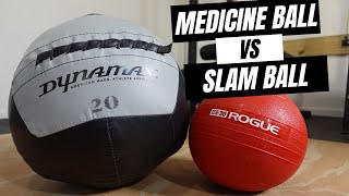 Medicine Ball vs Slam Ball Differences Pros and Cons [upl. by Herr]