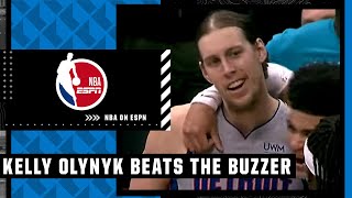 Kelly Olynyk breaks Hornets commentators heart on CLUTCH OT game winner at buzzer 🤯  NBA on ESPN [upl. by Einreb]