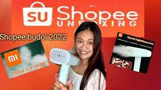 Unboxing Xiaomi Zajia Handheld Steam Iron GT301W Review  tutorial shopee budol 2022 2 [upl. by Ainaj]