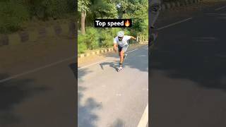 Top Speed of this skate 😎 skateroadskating rollerblading [upl. by Akinohs42]