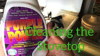 Using Automotive Degreaser to Clean my Stovetop [upl. by Intisar]