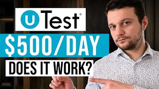 How To Make Money On UTest In 2024  User Testing For Beginners [upl. by Felice662]