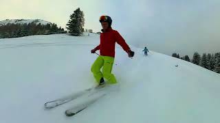 Insta 360 X3  Skiing 2024 Berwang [upl. by Lehcar]