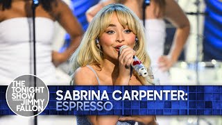 Sabrina Carpenter Espresso  The Tonight Show Starring Jimmy Fallon [upl. by Kired878]