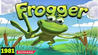 FROGGER 1981 ARCADE VERSION  JUST GAMEPLAY ONLY [upl. by Hasile984]