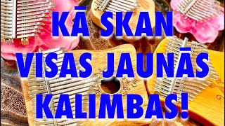 Kā skan jaunās kalimbas Mūzikas instruments 🎁 ideja dāvanai [upl. by Madel]