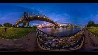 Riverside Timelapse Where Colors Roll across the Sky at Nightfall [upl. by Parrott243]