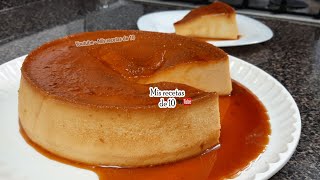 Flan Napolitano Cremoso a Baño María Casero [upl. by Neelrad]