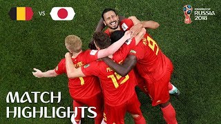 Belgium v Japan  2018 FIFA World Cup  Match Highlights [upl. by Lenrow]