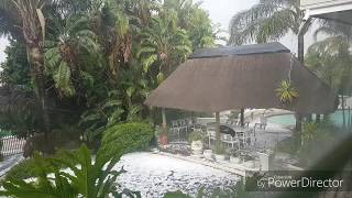 Freak hail storm hits JHB IT WAS A TORNADO IN KRUGERSDORP Hail as big as golf balls [upl. by Ardnoel997]